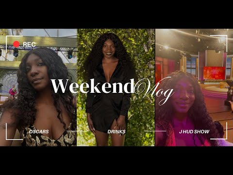 LA Weekend Vlog | Bowling in Glendale | Date Night | After Oscars Event | Jennifer Hudson Show