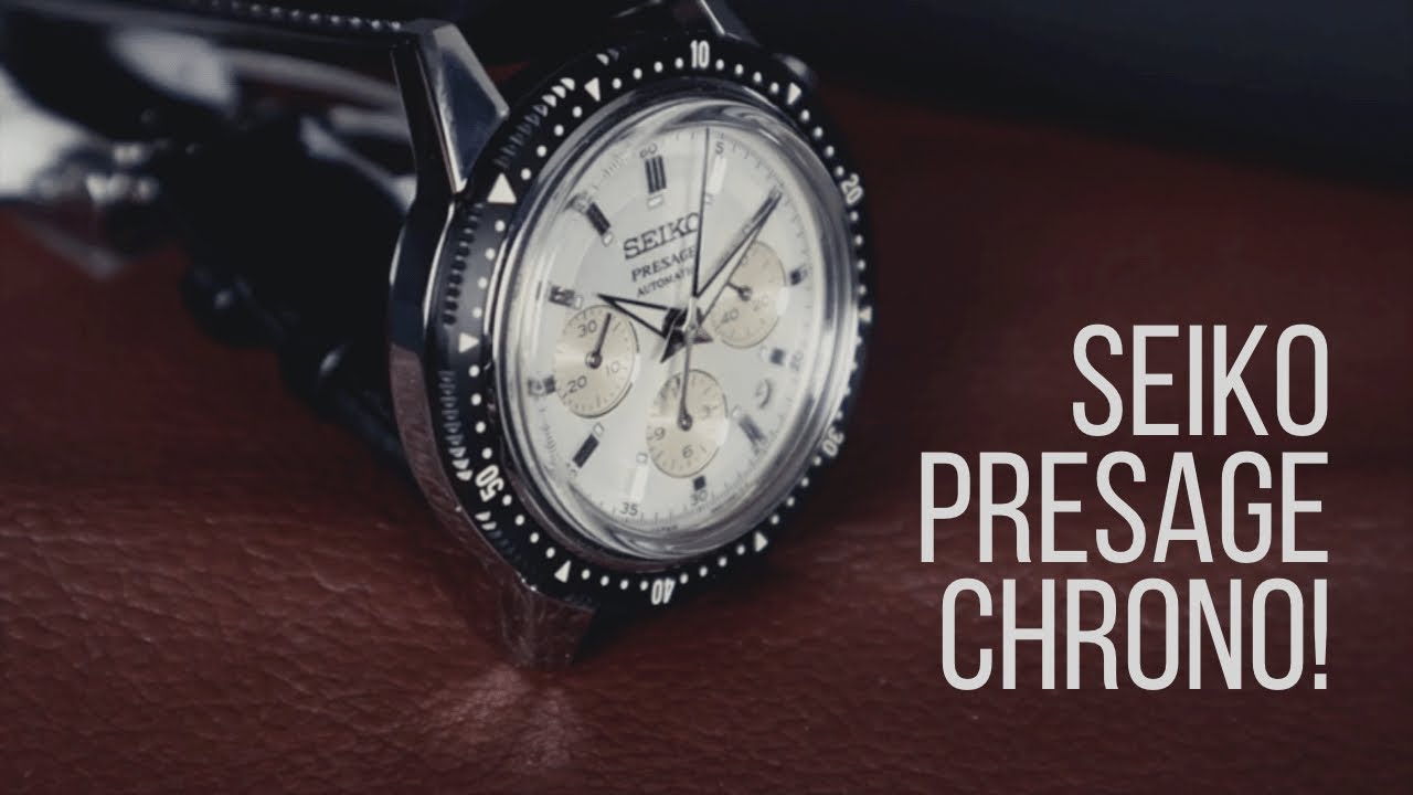 Limited Edition! Seiko SRQ031 Presage Chronograph 55th Anniversary! -  YouTube