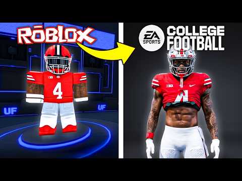 Roblox Football Player Tries College Football..