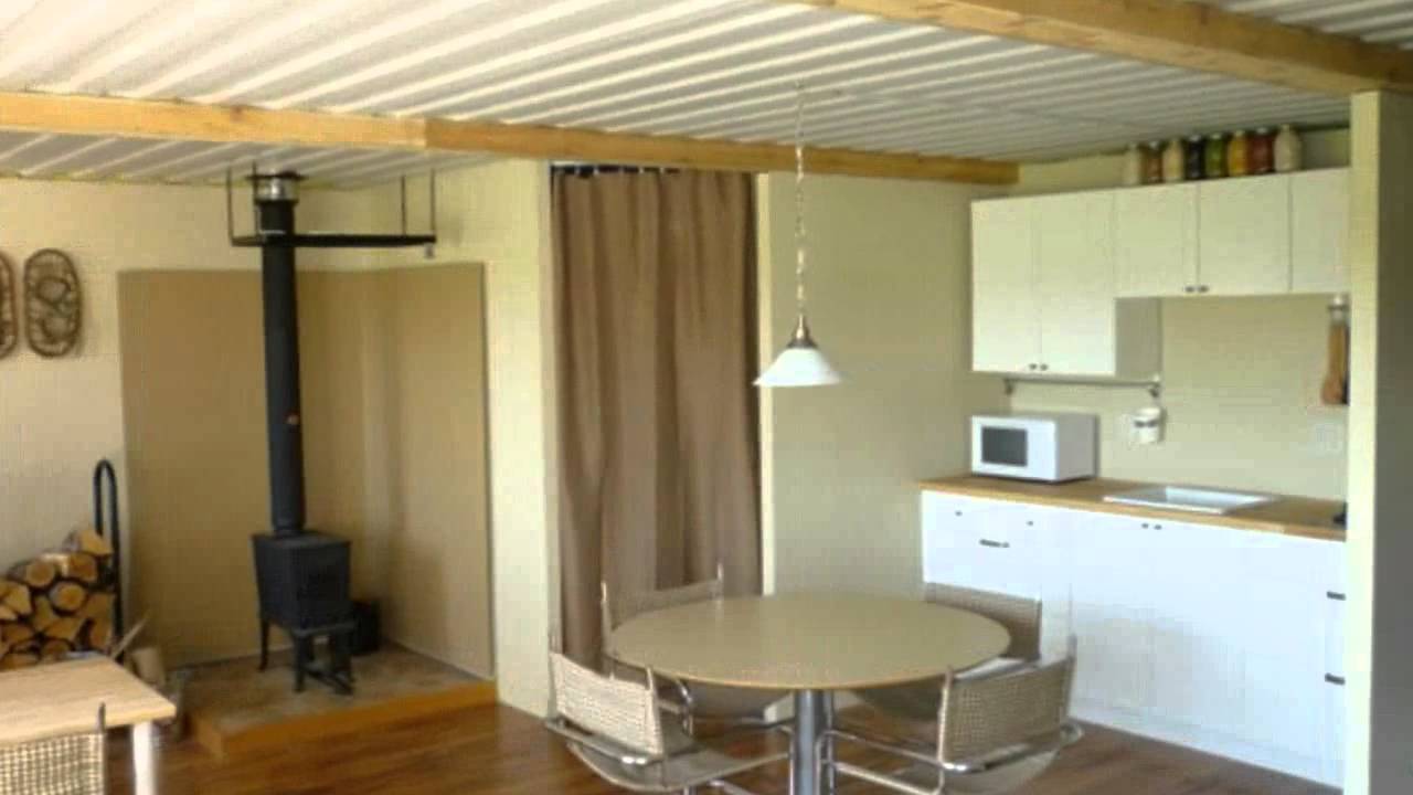 The Tin Can Cabin A Shipping Container Tiny Home Youtube