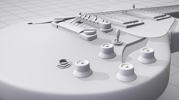 CGC Classic: Modeling and Texturing an Electric Guitar - Pt 2 (Blender 2.6)