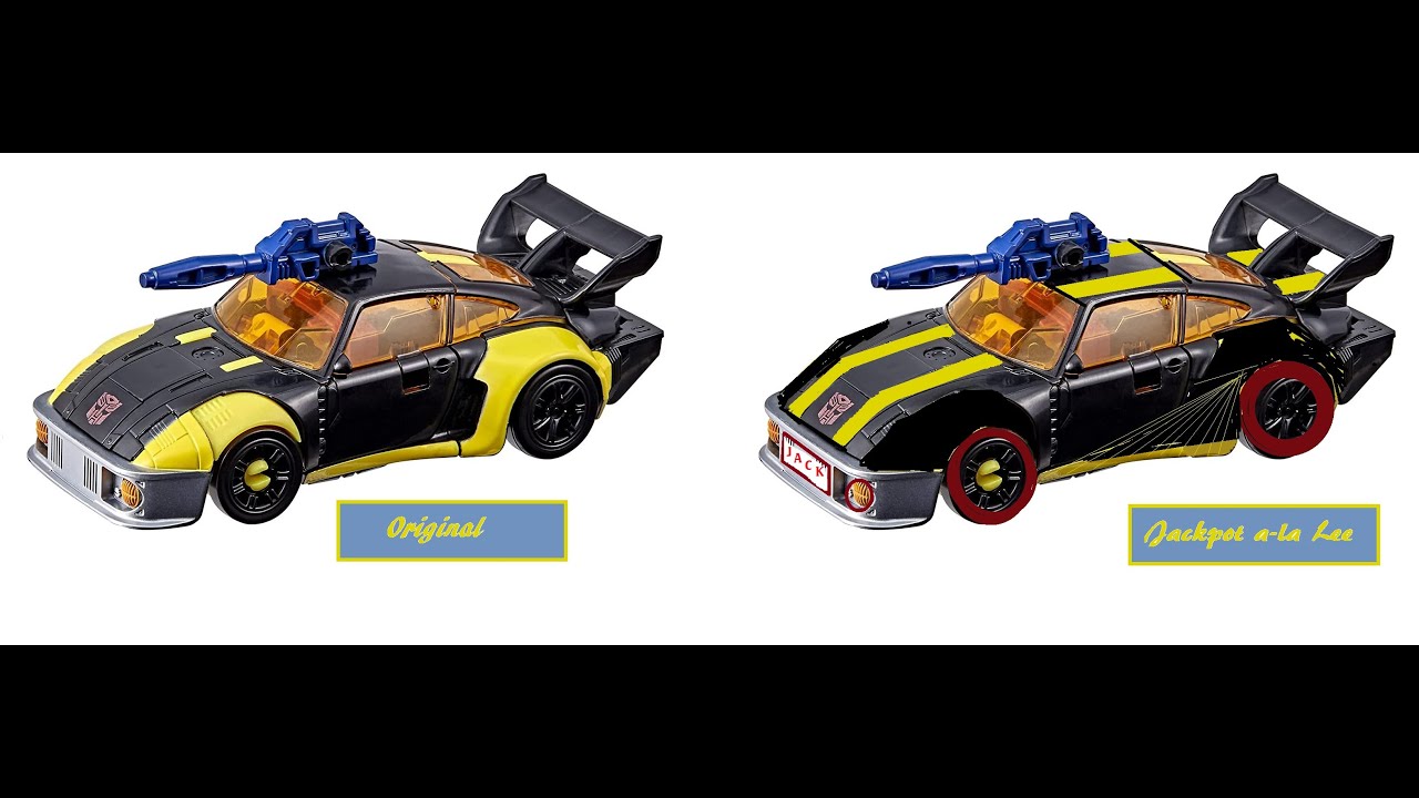 Transformers Golden Disc Collection Deluxe Class Jackpot Possible Paint Redeco