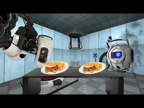 Steamed Hams but it's GLaDoS and Wheatley (15.ai)