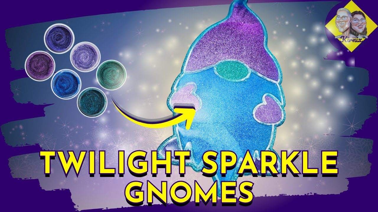 Sparkly Twilight Gnomes Tutorial - Easy Resin Project You Can Follow!