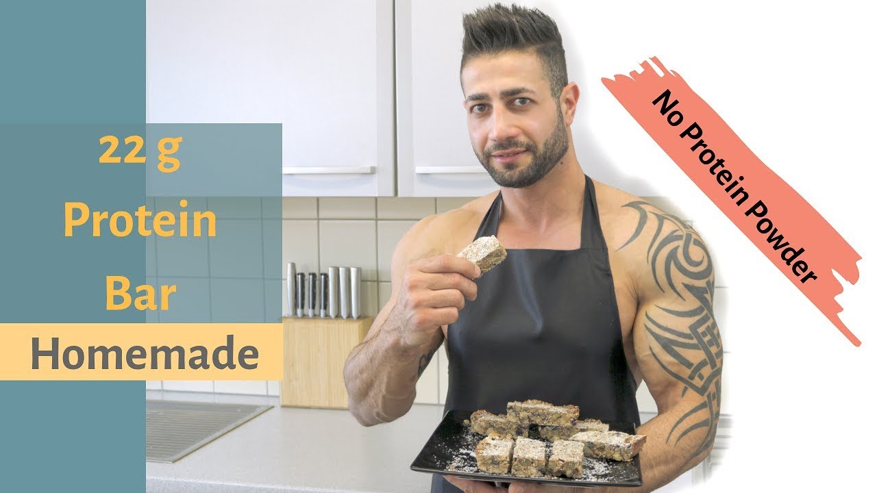 Home Made Protein Bar/ No Protein Powder / لوح البروتين المنزلي بدون استعمال المكملات YouTube