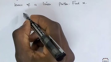 Finding x given a sequence of linear pattern, Arithmetic progression