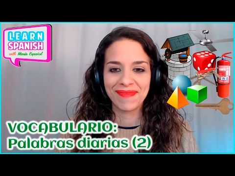 VOCABULARIO: Palabras cotidianas (2) [16-30] video thumbnail