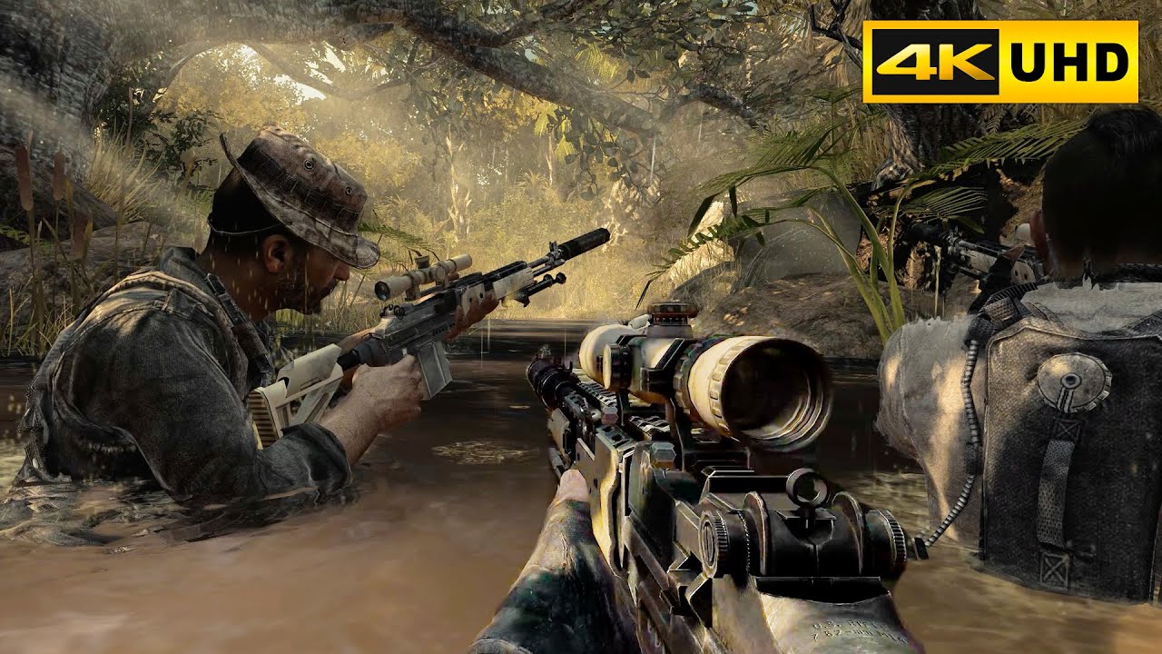 COD: Call of Duty: Modern Warfare 2 Soap Sniper Rifle 4K Wallpaper