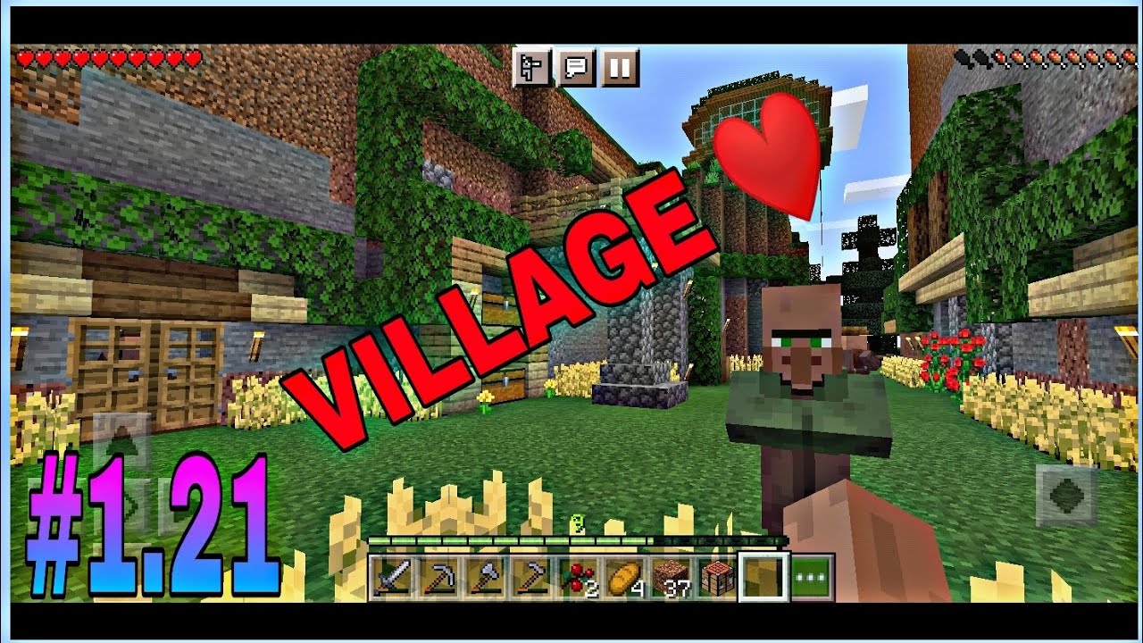 I make village for villages 😍 // Minecraft gameplay // Part-1.21 - YouTube