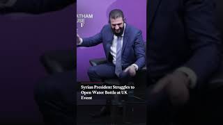 Syrian President Ahmed Al-sharaa Goes Viral After Struggling to Open Water Bottle | N18G