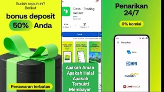 Review Jujur Aplikasi Doto Trading - Trade Pemula Penghasil Uang, Apakah Aman?