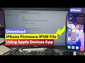 How to Download iPhone Firmware IPSW File Using Apple Devices App | iPhone 17, 16, 15, Air, Pro Max