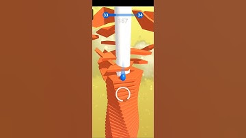 Stack Ball Level 33 #shorts #ytshorts #viralshorts #games #stackball #stackballgame