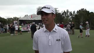 Jack Thompson after finishing runner-up at the 2020 Isuzu #QldOpen 