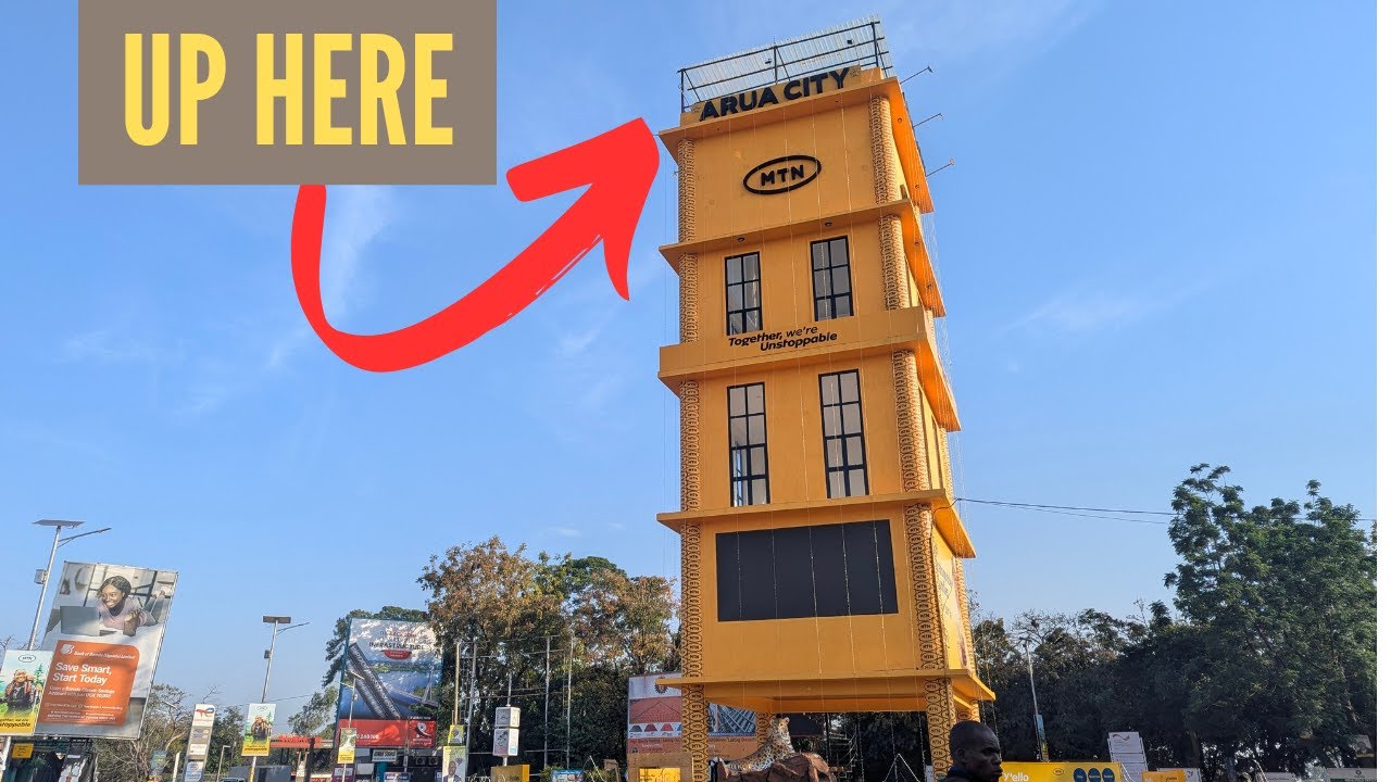 Я забрался на страшную башню города Аруа.