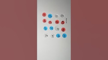 Drawing A Starlight line With Number 1 To 16 #line #numbers #maths #shorts