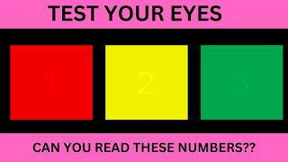 A surprising test for eyes sharpness|| Test for your Eyes|| Part 01|| Brain Fun