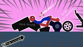 10 Min Best falls | Stickman Dismounting funny and epic moments | Like a boss compilation #407