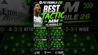 BEST TACTIC MM FC MOBILE 26 [READ THE DESCRIPTION] #fc26 #fifa #fyb