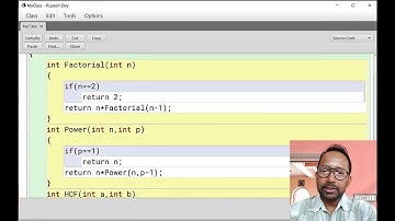 Function Recursion Programs || Rupesh Dey