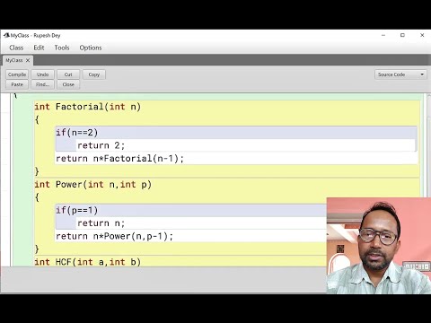 Function Recursion Programs || Rupesh Dey