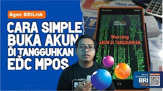 Download Lagu Cara simple atasi peringatan Akun di Tangguhkan di EDC MPOS | BRILink #292 MP3