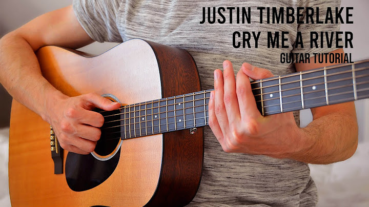 Cry Me a River Guitar version - Guitar performance video thumbnail