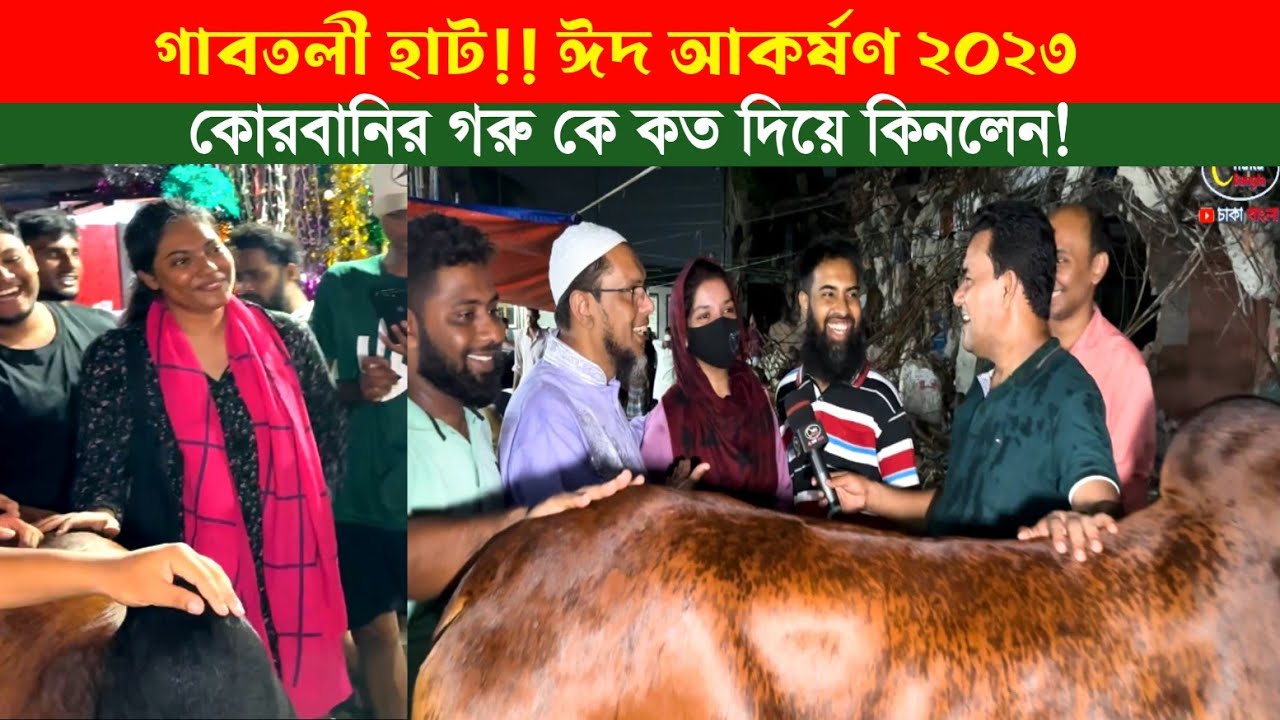 আজ জনসাধারণ কি দামে গরু কিনছে, দেখুন! গাবতলী গরুর হাট 2023