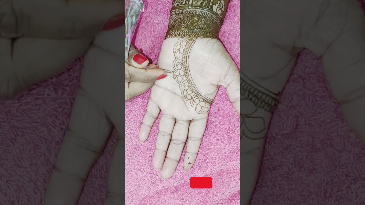 easy and simple mehndi designs| front hand mehandi design 