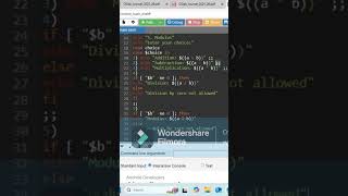 shell script: case construct