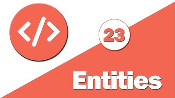 23 - ( HTML Tutorial ) What is Entities ? --- تعلم الحروف الخـاصة والمحفوظة فى اللغـة