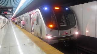 TR 5851-5856 arriving and departing North York Center Station