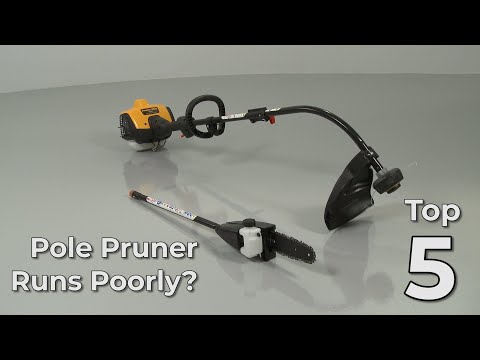 Pole Pruner Runs Poorly? Pole Pruner Troubleshooting