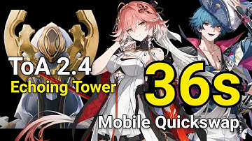 ToA 2.4: Changli X Brant Quickswap Vs Sentry Construct: Gargoyle - Echoing Tower - Wuthering Waves