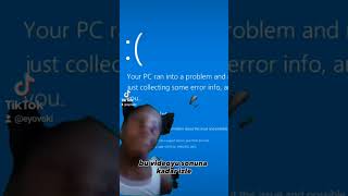 Bilgisayar Hileleri Pt.3 Mavi Ekran Hatası Çözümü #shorts screenshot 1