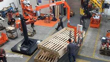 Atis Srl Mirus 500 Pneumatic manipulator for handling big pallets