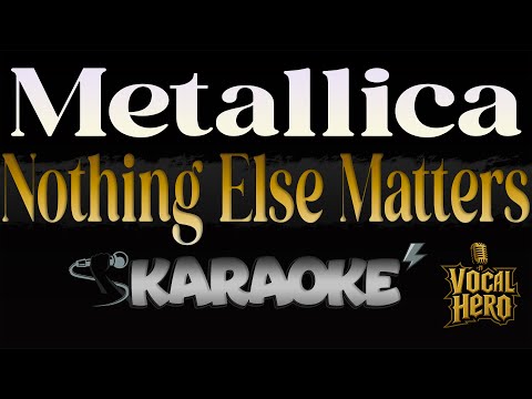 Miniatura do vídeo de 🎤 Metallica – Nothing Else Matters | Karaoke Version | Instrumental HQ | With Lyrics | No Vocals