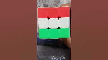 Hungry🇭🇺 flag on 3×3 rubiks cube#ytshorts #shorts #trending #cube