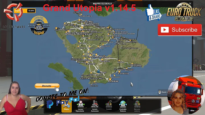 Euro Truck Simulator 2 (1.45) Grand Utopia v1.14.5 [1.45] MAN TGX Euro6 + DLC's & Mods