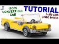 How To Build A 1950s LEGO Car DIY Tutorial