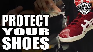 How To Make Your Shoes Waterproof  Detailing Tips & Tricks  Chemical Guys Fabric Guard