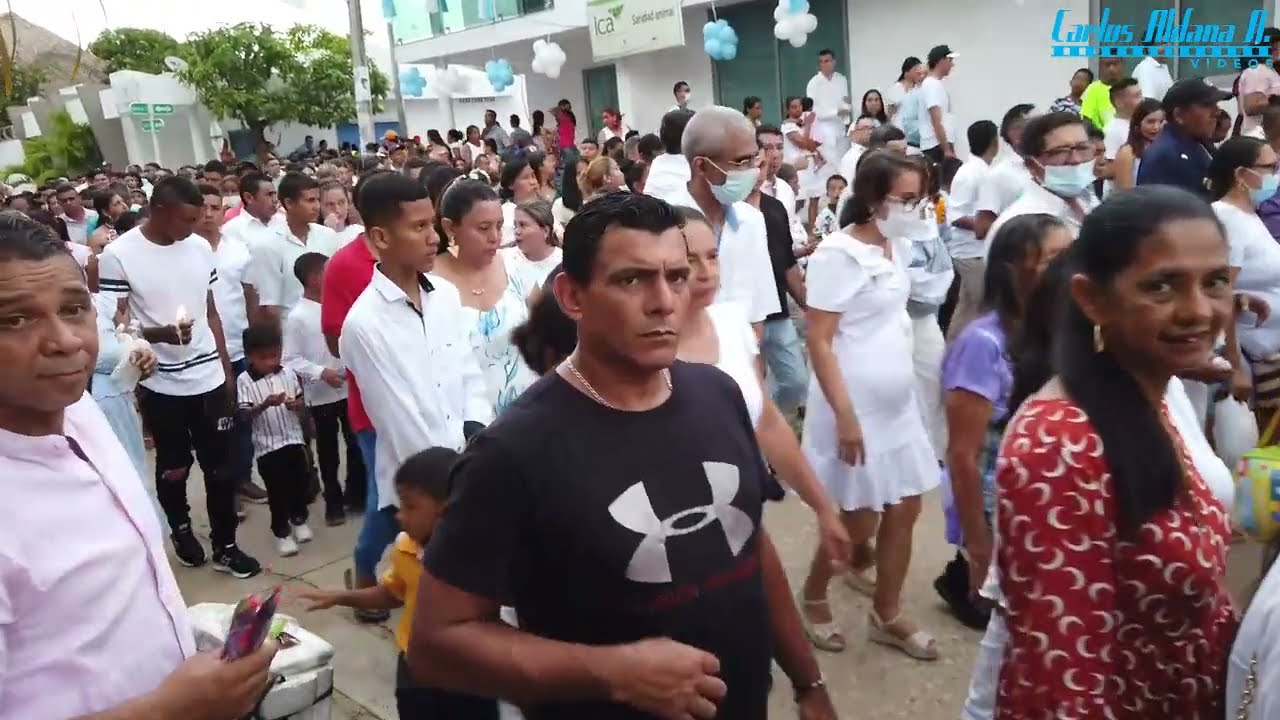 FIESTAS PATRONALES DE SINCÉ, SUCRE, 2022, LA PROCESIÓN