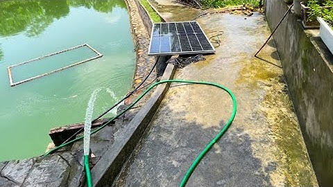 Bơm hỏa tiễn năng lượng Mặt Trời 440w chạy không cần điện lưới . GIÁ bình dân + không tốn điện