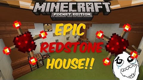 Minecraft PE: Epic Redstone House! [0.13.0] [Download]