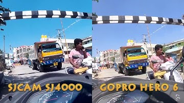 SJCAM SJ4000 vs GOPRO HERO 6