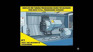 No 5 Complete CNC lathe programming tutorial for beginners Direct Incremental Programming Examples