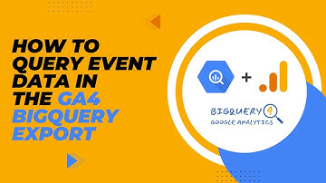 How to query event data in the GA4 BigQuery export