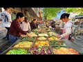 China S Food Market In Henan Giant Lu Noodles Crispy Pan Fried Buns Fast Food Delights