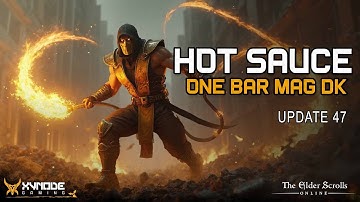 ESO - HOT Sauce - One Bar Magicka Dragonknight FINALLY gets a Makover!