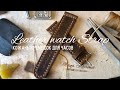 💡 Кожаный ремешок для часов / Leather watch Strap | Handmade leather crafts